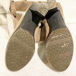 Kelsi Dagger  Size 9.5 Light Brown Suede Faux Shearling Lined Knee-High Heel Boot Photo 5