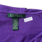 Ralph Lauren Purple V-Neck Shirt Women Top Size Large | 60-30 Photo 2