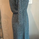 Lands' End Lands’ End Women’s Blue Geometric Print 3/4 Sleeve Midi Dress Size XXS/P Photo 2