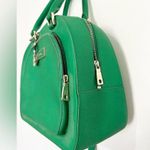 DKNY  Kelly Green Saffiano Leather Bowler Bag Photo 3