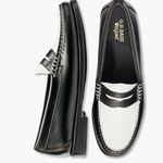 NEW G.H. Bass Whitney Weejuns Loafers Black White Leather 5.5 Photo 1
