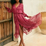 MISA Los Angeles ‎ Louisa Chiffon Maxi Dress NWT XS Photo 0