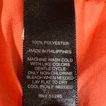 EXPRESS Florescent Orange Sheer Long Back Short Front Summer Skirt Sz. S. Photo 8