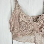 PINK - Victoria's Secret Victorias Secret PINK Lace Bralette Sz XS Lace Dusty Purple Wireless Photo 1