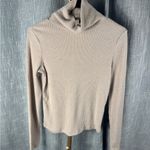 Aritzia  Babaton Traverse Turtleneck Ribbed Sweater Cream Size Small Photo 3