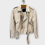 ALLSAINTS  Belfern Leather Biker Jacket Size US/4 Photo 4
