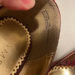 Rampage vintage animal red snake print heels size 7.5 Photo 5