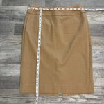 J.Crew Tan 100% Wool Women's Pencil Skirt Lined, Small Flaw P18 Photo 1