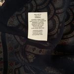 Chelsea28 NWOT Navy Blue & Tan Boho Printed Ruffle Backless Dress Photo 10