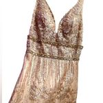 Jovani Designer Rose Gold Formal Sequined Dress NWT Photo 8