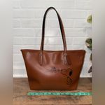 Coach  x Peanuts Snoopy Rare Discontinued Tote Saddle Brown Shoulder Bag Schulz Photo 12