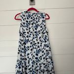 Elizabeth and James Women’s small White Blue Floral Maxi Dress Photo 4