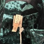 XCVI NWT  Forest Green Full Zip Velvet Velour Vest w/ Pockets Size Small‎ Photo 6