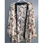Buckle Sandy & Sid -  - Cream With Earthy Color Florals Dolman Kimono - Medium Photo 2