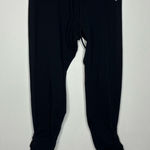 Kyodan  black leggings with rouched &‎ tied ankles size small Photo 0