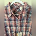 Wrangler  Shirt Twenty X Women’s L Ultra fit Pearl Snap Pink Purple Plaid Western Photo 3