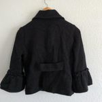 Black & Silver Cropped Dressy Jacket, Large Photo 5