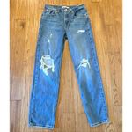 Levi's Levi’s low pro straight distressed dark wash jeans 27 Photo 4
