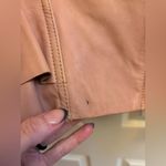 BCBG MaxAzria Leather Pink Ruffle Jacket sz XXS Photo 4