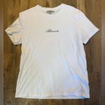 All Saints Vita Logo Print T-Shirt White Women's Medium Photo 1
