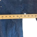 Miss & Mrs One Size Vintage 90s Denim Floral Western Button Up Denim Shirt Blue Photo 6