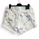 Wild Fable Shorts Sz 16 Frayed Hem High Waisted Splattered Print Tie Dye Denim Photo 3