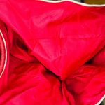 CRABTREE & EVELYN Red White Striped Wrapped Circular Handles Beach Tote Hand Bag Photo 2