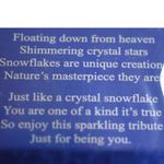 NIB Nature's Masterpiece Sterling Mesh Chain Rhinestone Snowflake Bracelet Silver Photo 2