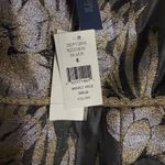 Marchesa Notte Gold Metallic Floral Print Asymmetrical Flounce Cocktail Dress 6 Photo 15