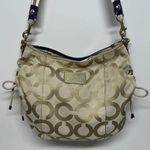 Coach  Signature 15311 Jazzy Poppy Multi Canvas Handbag Purse Rare Photo 1