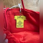 Red Halter Dress with Beaded Embellishments Size L Photo 4