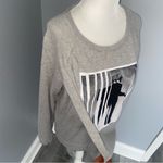 Karl Lagerfeld  Crewneck gray sweatshirt size small Photo 4