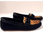 Kenneth Cole Gentle Souls by Portobello Loafers Womens 6 Leopard Suede Driving Photo 11