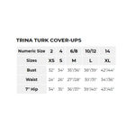 Trina Turk Tropical Floral Breeze Swim Tunic Kaftan Cover-Up Dress Size Large Photo 2