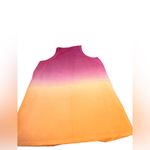 Gap  Ombré Tank Midi Dress – Pink to Sunset Orange Size XXL New Photo 7
