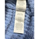American Eagle New  Women's Size Medium Blue Pullover 1/4 Zip Jacket Linen Wool Photo 5