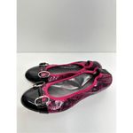 Tahari  Gustave Flats Womens Snakeskin Print Pink/Black Size 6.5 Photo 3