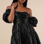 Lulus  Tiered Off-the-Shoulder Mini Dress Photo 0