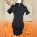 ZARA Classic Black Bodycon Mini Dress size small NWT Photo 3