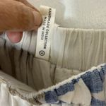 Mirth Paros Grecian Jamdani one shoulder cotton embroidered maxi dress S Blue Photo 8