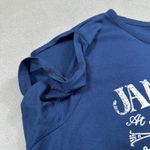 Janis Joplin Concert Shirt 2XL Blue Womens American Flag Concert Slit Tee Top Size XXL Photo 5