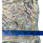 Vintage Pastel Paisley Scarf 27" Square Satin Acetate DUROTEST Mod Neck Wrap Green Photo 6