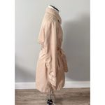 H&M Classic Khaki Trench Coat with Ruffle Details Photo 2
