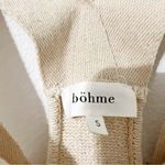 Bohme  Womens Scot Ecru Knit Shortalls Cream Overall Shorts Romper Jumper Small S Photo 2