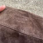 BB Dakota Vintage Brown Genuine Leather Suede High Wasted Pencil Skirt 7/8 Photo 4