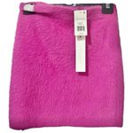 NWT JONATHAN SIMKHAI Paytra Fuzzy Knit Mini Skirt in Hot Pink Photo 7