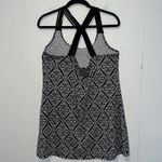 Portocruz Women’s Black & White Tank Top Swim Cover Up T11* Size L Photo 1