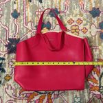 Furla  Yucca Saffiano Leather Unstructured Tote in Fuchsia Pink Photo 14