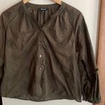 Madewell  Embroidered Bubble-Sleeve Shirt Photo 2