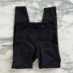 Yogalicious Black  Lux High Waist Ankle Length Leggings • Sz XS Photo 3